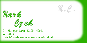mark czeh business card